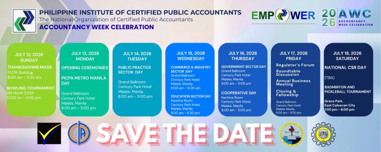 2026 Accountancy Week Celebration - Philippine Institute of Certified ...